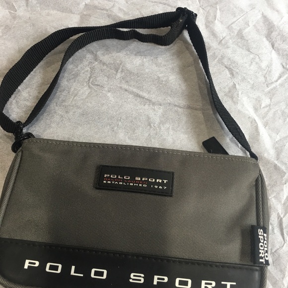 Polo Sport Small Grey Purse Handbag 